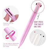 4-in-1 Multifunctional Makeup Pencil Set – Lip Liner, Eyeliner & Eyebrow Pencil