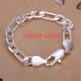 925 Sterling Silver Charm Bracelet – Elegant & Trendy Unisex Jewelry