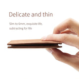 Slim PU Leather Men’s Wallet with Coin Pocket & Card Holder – Short Casual Bifold