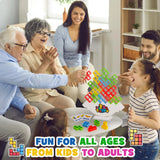 Tetra Tower Balance Stacking Game - 48-Piece Family Board Game for Kids & Adults