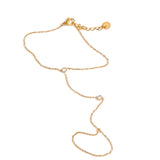 Trendy Gold Plated Stainless Steel Charm Bracelet for Women