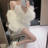 High-Waist Sexy Fishnet Stockings for Women – One Size, Stretchable Mesh Tights