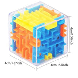 3D Maze Puzzle Cube Toy for Kids and Adults – Brain Teaser Labyrinth Ball Game