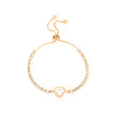 Pulsera de cadena de eslabones de cobre con diseño geométrico vintage para mujer: accesorio de moda elegante y moderno
