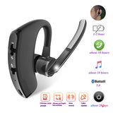 Auriculares con gancho para la oreja con cable: cancelación de ruido, resistentes al agua, sonido de alta fidelidad y micrófono incorporado