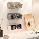Vitrina para gafas de pared: caja para guardar gafas de sol con diseño perforado para organizar el hogar