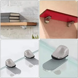 Heavy-Duty Zinc Alloy Glass Clamp – Secure Wall Bracket for Glass Panels