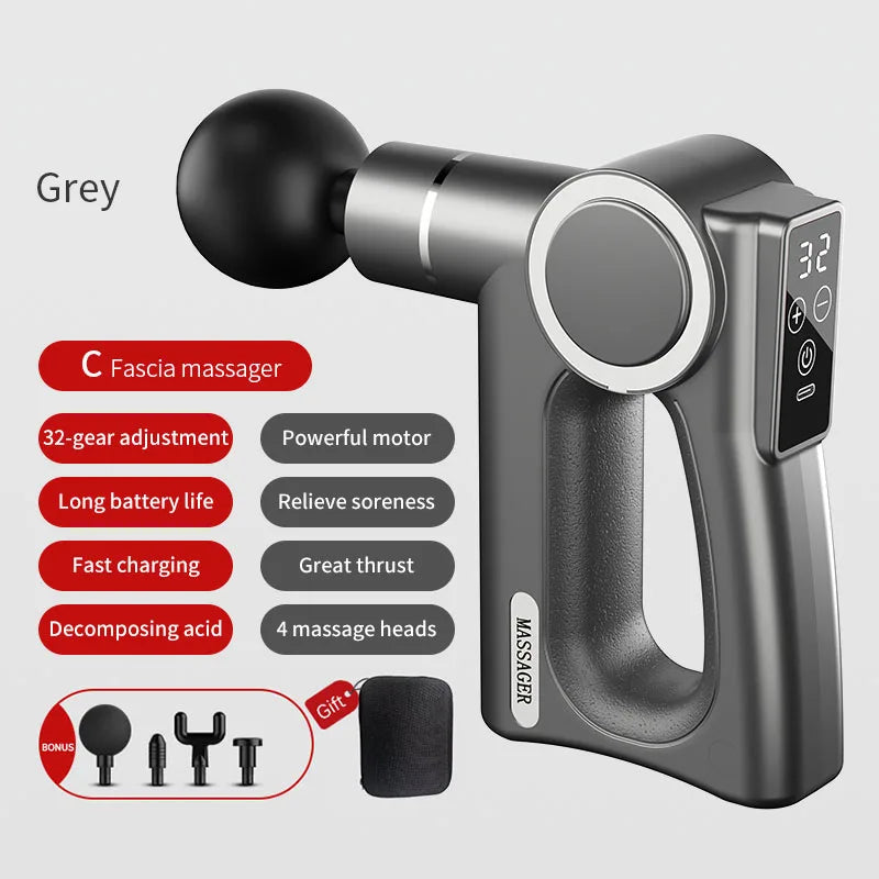 Multifunctional Neck and Shoulder Massager with Heat, Pulse Therapy & Adjustable Intensity