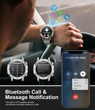 Reloj inteligente de moda con monitor de frecuencia cardíaca, rastreador de actividad y llamadas Bluetooth