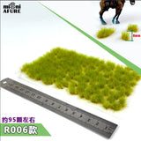 Miniature Static Grass Tufts - Realistic Scenery for Model Railways & Dioramas