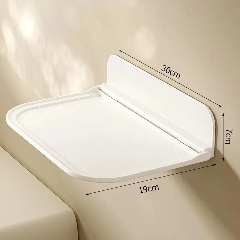 Estante de almacenamiento plegable de pared: estante flotante que ahorra espacio