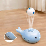 USB-Powered Floating Ball Cat Toy – Whale-Shaped Interactive Toy with Cooling Fan