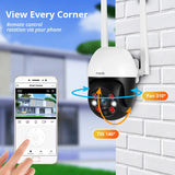 8MP 4K Outdoor WiFi Security Camera – Smart AI Tracking & Real-Time Alerts