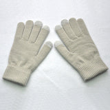 New Winter Thicken Warm Gloves For Men Women Students Knitted Three Finger Touch Screen Mittens Outdoor Cycling Skiing Gloves