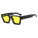 SHAUNA Retro Square Sunglasses – Trendy Tinted Shades for Men & Women
