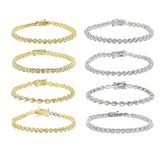 Elegant Cubic Zirconia Tennis Chain Bracelet for Women