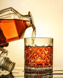 Decantador de whisky novedoso: botella de vidrio sin plomo para licor, whisky escocés y bourbon