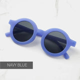 2024 Kids’ Round Sunglasses – UV400 Protection, Stylish Plastic Frame for Girls