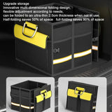 Collapsible Car Trunk Organizer – Large Capacity Storage Box with Reflective Strips