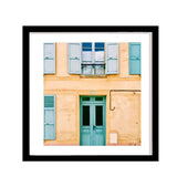 Rustic Square Wood Photo Frame for Wall or Table Display