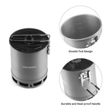 Lightweight Portable Outdoor Gas Stove and Camping Cookware Set