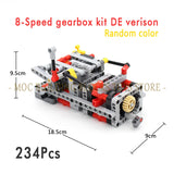 Car Model Building Blocks – DIY Speed Engine Transmission Brick Set for Teens & Adults