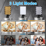 72 LED Rechargeable Selfie Light with Phone Clip – 3 Color Modes for Videos & Photography