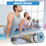 Extra Large 180x50cm EVA Yoga Mat - 6mm Thick Non-Slip Exercise Mat for Gym & Outdoor Use