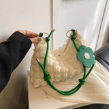 Trendy Pleated Shoulder Bag – Stylish Quilted Tote for Daily Commuting