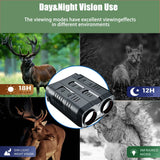 4K Night Vision Binoculars with 10X Zoom & Infrared – Digital HD Scope for Hunting, Camping & Wildlife Observation