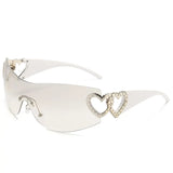 2023 Women’s Luxury Rimless Sunglasses – UV400 Protection, Lightweight & Stylish