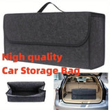 Compact Car Seat Back Organizer | Small Rear Storage Bag for SUVs & Sedans