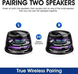 Magnetic Mini Bluetooth Speaker with RGB Lights – Portable Wireless Speaker for Phone, Travel & Outdoor Use