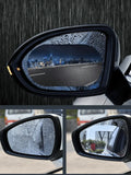 Película impermeable para espejo retrovisor de coche, 6 piezas: ¡conduzca con seguridad en cualquier clima!