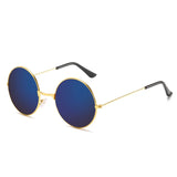 Gafas de sol redondas de metal retro: gafas de sol vintage con protección UV400 para hombres y mujeres