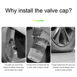 Glow-in-the-Dark Tire Valve Caps – Fluorescent Caps for Cars, Motorcycles & Bicycles