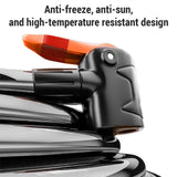 Heavy-Duty Manual Air Pump with Pressure Gauge and Multi-Valve Nozzle