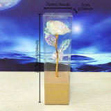 Galaxy Rose – Eternal 24K Gold Foil Artificial Flower for Romantic Decor & Gifting