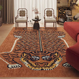 Alfombra de felpa suave y antideslizante: plegable, lavable y elegante para decorar el hogar