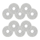 10-Pack Washable Mop Pads – Compatible with Dreame L10S Ultra, Xiaomi X10+, ECOVACS DEEBOT Vacuum Robots