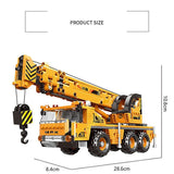 MOC Engineering Wheel Loader Building Kit - DIY Construction Truck Blocks for Kids