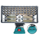 21V LED Work Light with USB Port - Compatible with Makita 18V Batteries (Battery Not Included)