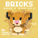 Disney & Sanrio Character Building Blocks Set - 108 Style Stitch & Hello Kitty Collection