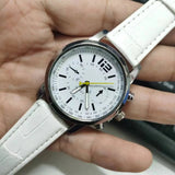 Men’s Luxury Quartz Watch – Waterproof, Glow-in-the-Dark, Stainless Steel & Leather Strap