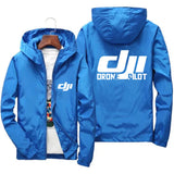 Men’s Casual Hooded Autumn Jacket – Lightweight Printed Travel Outerwear