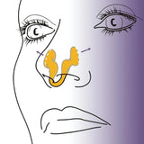 Silicone Anti-Snore Nose Clip for Comfortable Night Breathing