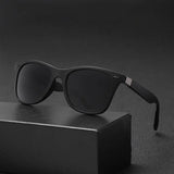 Vintage Square Polarized Sunglasses – UV400 Retro Eyewear for Men