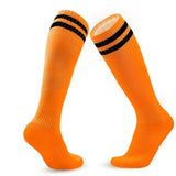 Calcetines de fútbol de compresión elásticos: calcetines deportivos transpirables hasta la rodilla para hombres, mujeres y niños