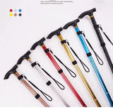 Adjustable Aluminum Hiking Walking Stick with Telescopic Folding Design