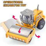 1:30 Scale RC Construction Truck - 4WD Remote Control Bulldozer with Metal Shovel